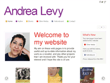 Tablet Screenshot of andrealevy.co.uk